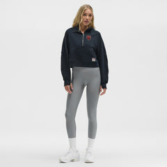 Chicago Bears lululemon Women's Scuba Oversized Half-Zip Hoodie - True Navy - NFL