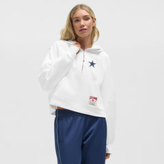 Dallas Cowboys lululemon Women's Scuba Oversized Half-Zip Hoodie - White - NFL