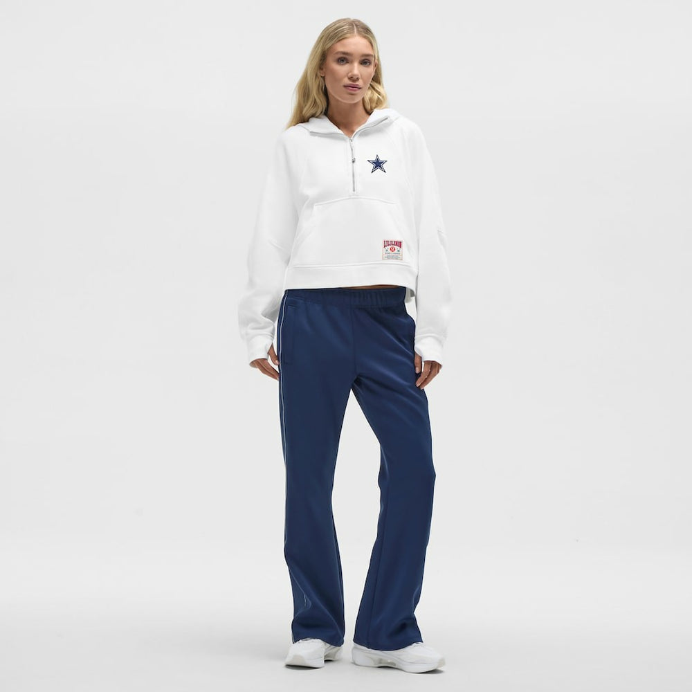 Dallas Cowboys lululemon Women's Scuba Oversized Half-Zip Hoodie - White - NFL