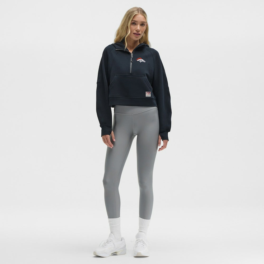 Denver Broncos lululemon Women's Scuba Oversized Half-Zip Hoodie - True Navy - NFL