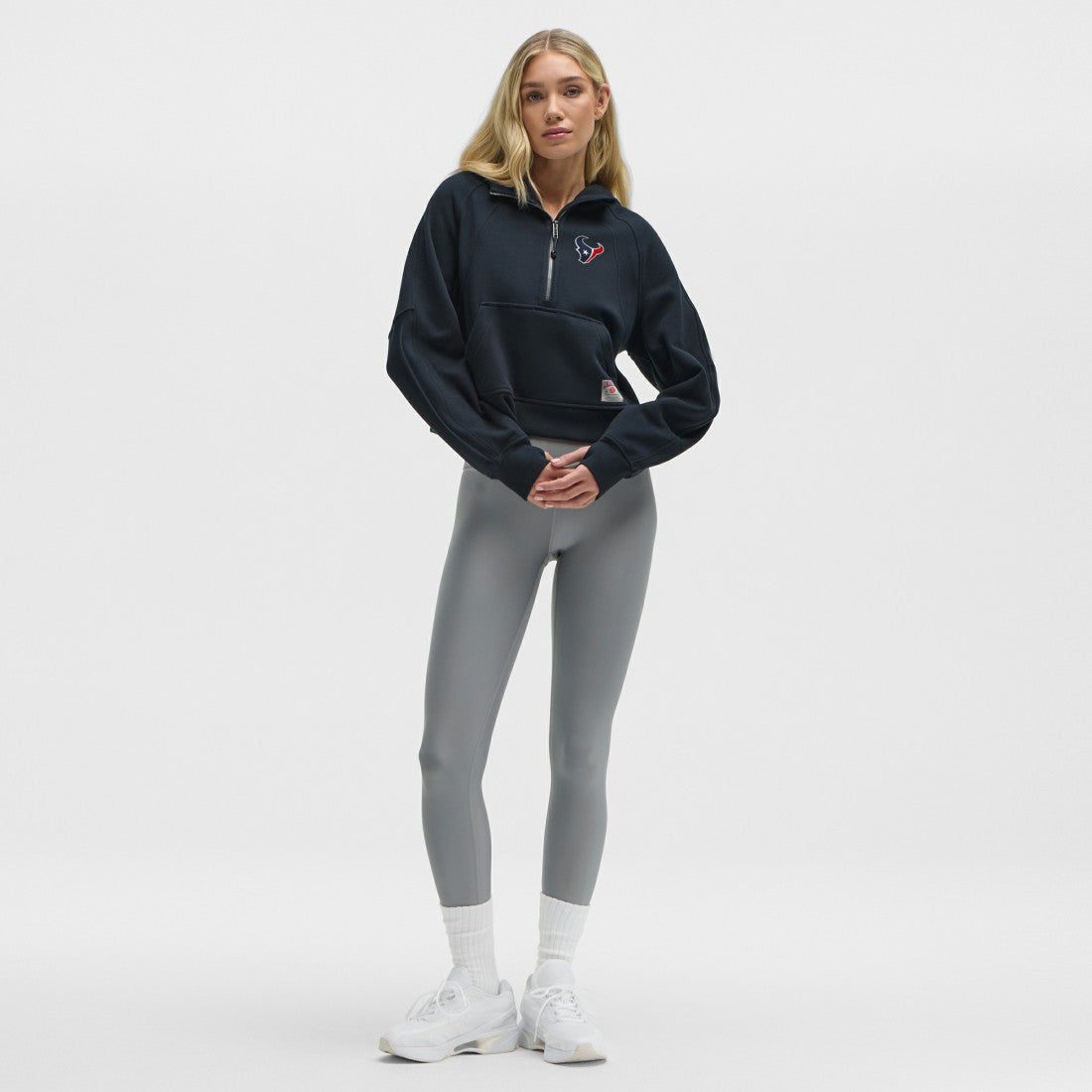 Houston Texans lululemon Women's Scuba Oversized Half-Zip Hoodie - True Navy - NFL
