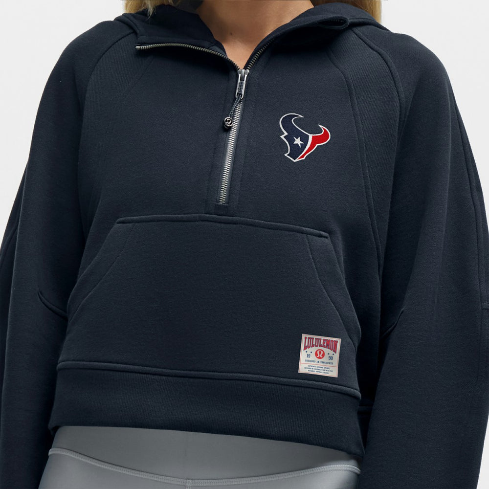 Houston Texans lululemon Women's Scuba Oversized Half-Zip Hoodie - True Navy - NFL