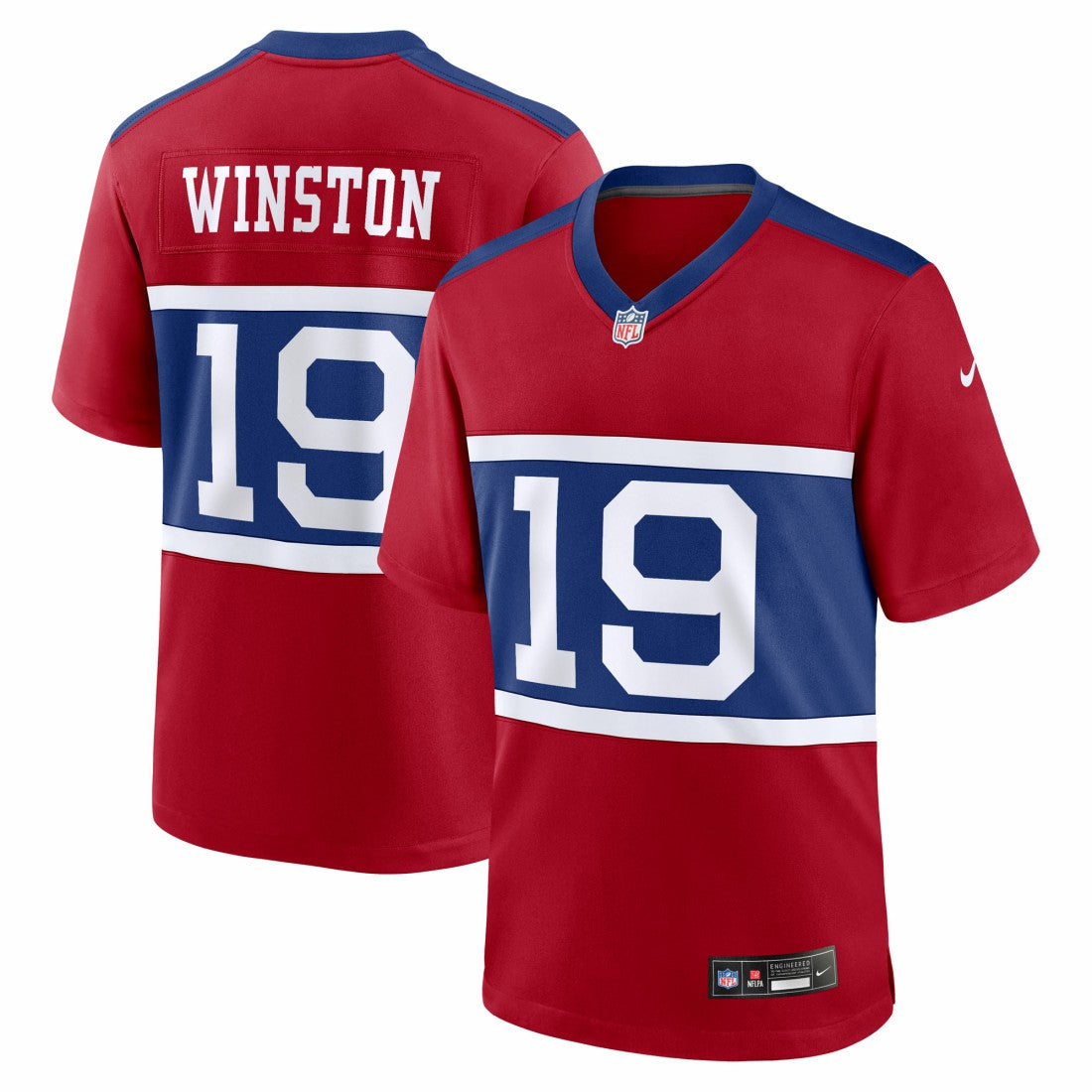 Jameis Winston New York Giants Alternate Game Jersey - Century Red - Nike