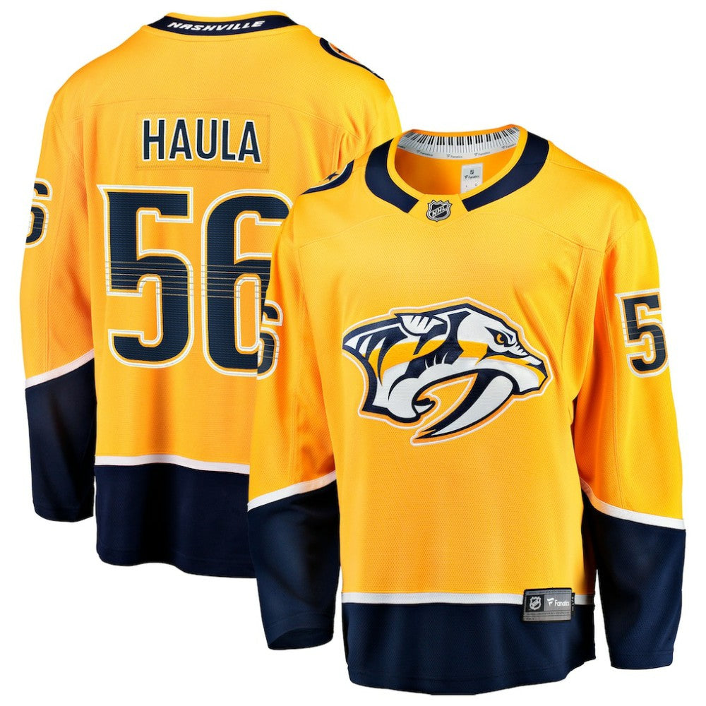 Erik Haula Nashville Predators Fanatics Home Breakaway Jersey - Gold | Fanatics discount