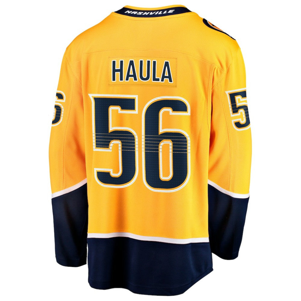 Erik Haula Nashville Predators Fanatics Home Breakaway Jersey - Gold | Fanatics discount