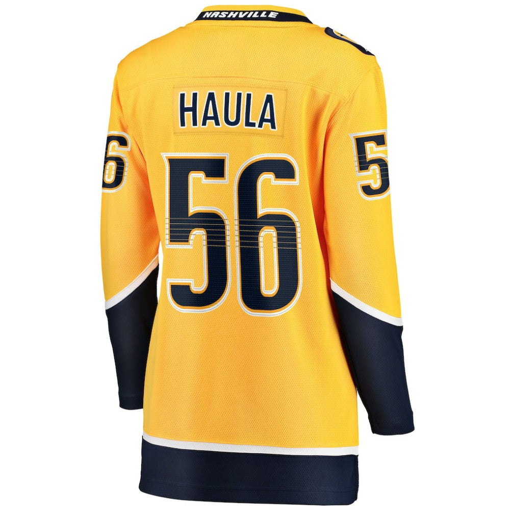 Erik Haula Nashville Predators Fanatics Women's Home Breakaway Player Jersey - Gold | Fanatics Lifestyle
