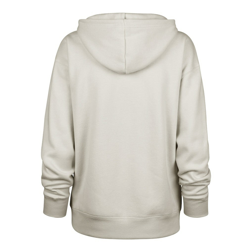 Cleveland Browns '47 Women's Dawg Pound XL Whirlwind Naomi Pullover Hoodie - Cream - 47 brand