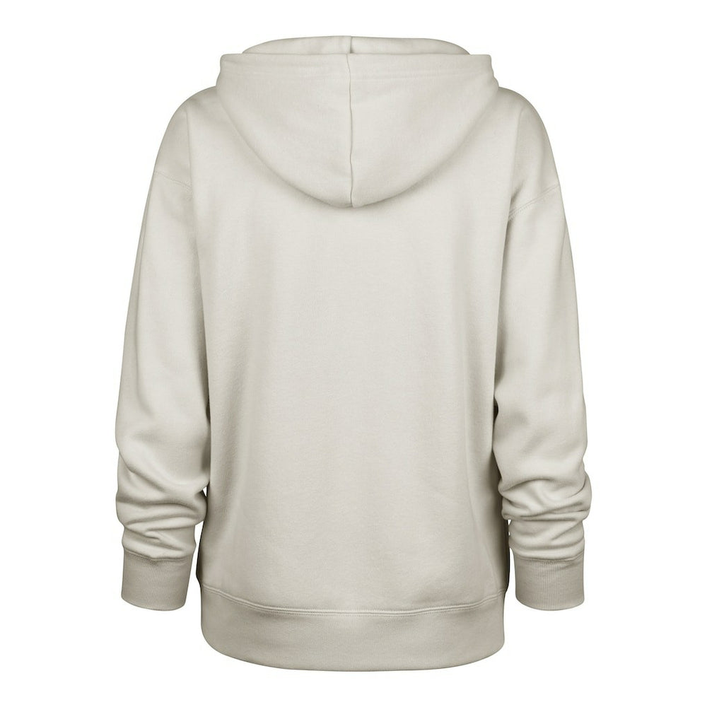 Cleveland Browns '47 Women's Dawg Pound XL Whirlwind Naomi Pullover Hoodie - Cream - 47 brand