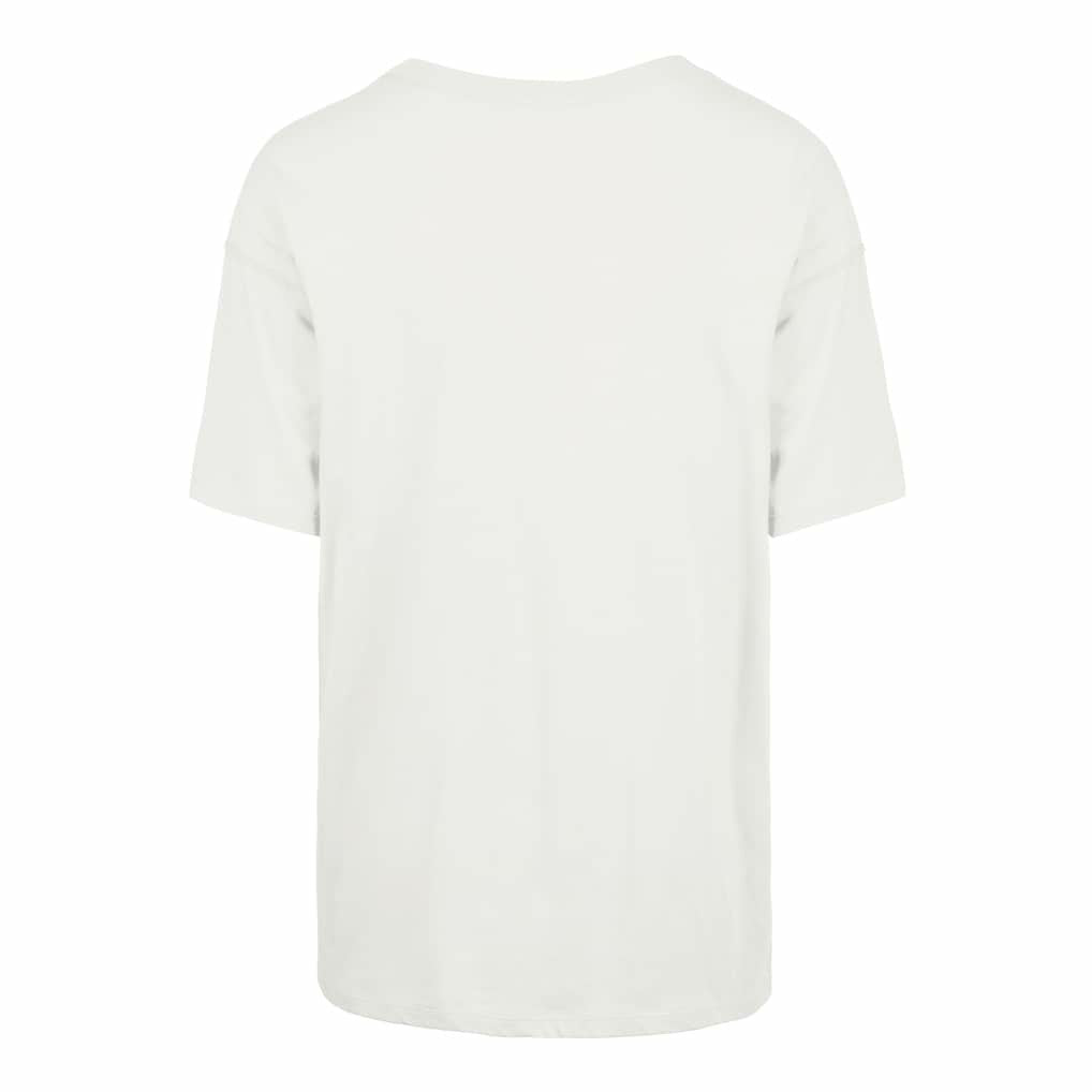 Cleveland Browns '47 Women's Dawg Pound XL Premier Sadie Oversized T-Shirt - Cream - 47 brand