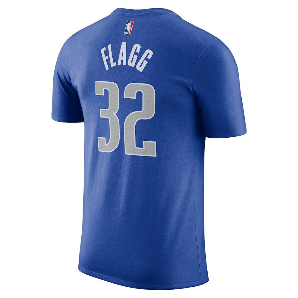 Nike Cooper Flagg Dallas Mavericks 2025 NBA Draft Icon Name & Number T-Shirt Blue