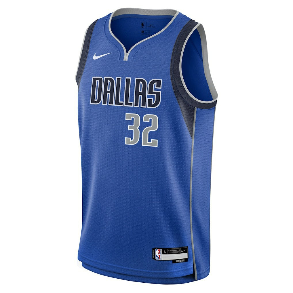 Nike Cooper Flagg Dallas Mavericks Youth Swingman Jersey Icon Editi- Blue