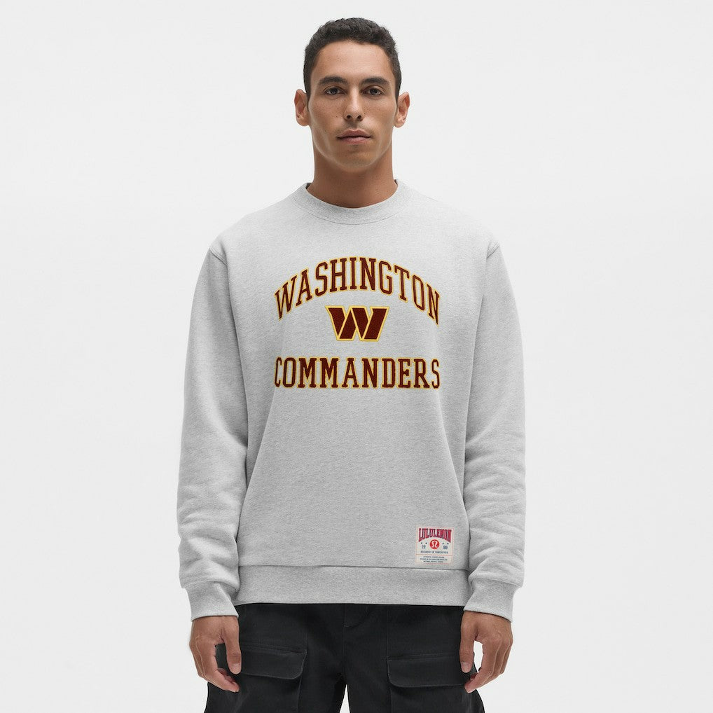 Washington Commanders lululemon Steady State Sweatshirt - Heathered Silver Drop - NFL