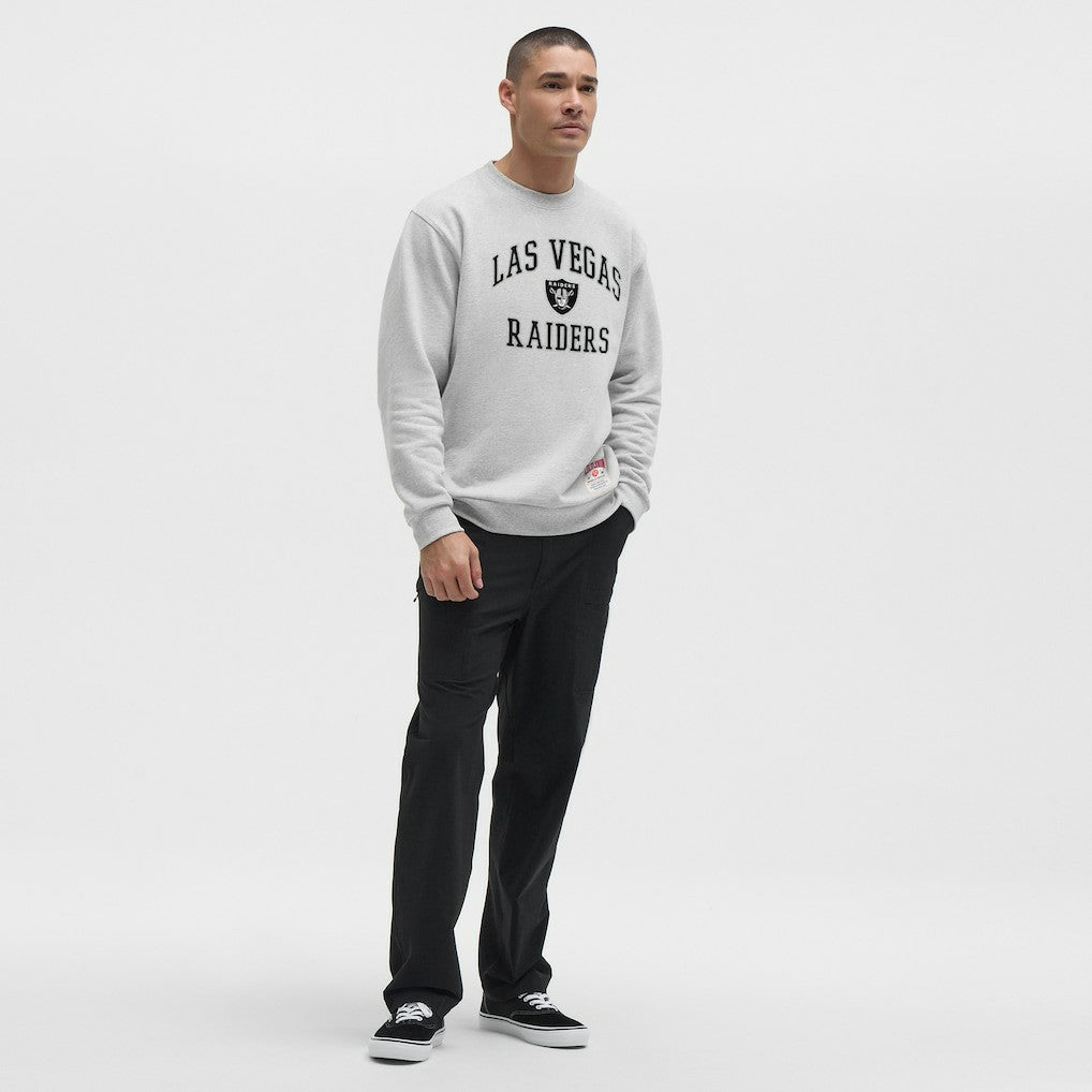 Las Vegas Raiders lululemon Steady State Sweatshirt - Heathered Silver Drop - NFL
