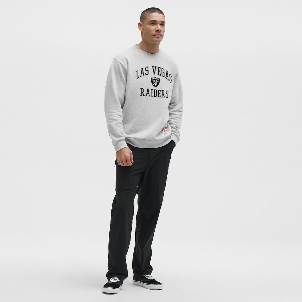 Las Vegas Raiders lululemon Steady State Sweatshirt - Heathered Silver Drop - NFL