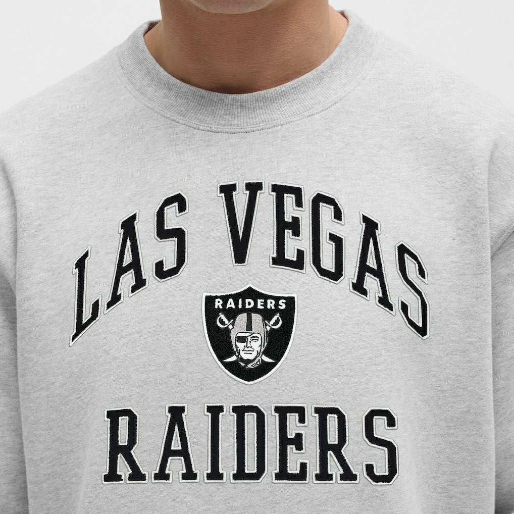 Las Vegas Raiders lululemon Steady State Sweatshirt - Heathered Silver Drop - NFL