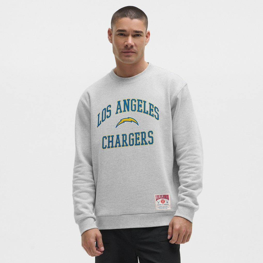 Los Angeles Chargers lululemon Steady State Sweatshirt - Heathered Silver Drop - NFL