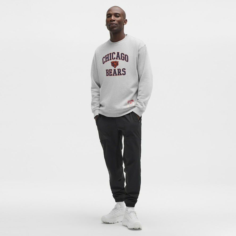 Chicago Bears lululemon Steady State Sweatshirt - Heathered Silver Drop - NFL