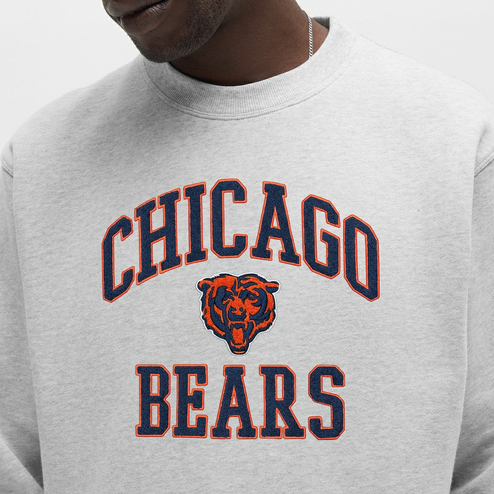 Chicago Bears lululemon Steady State Sweatshirt - Heathered Silver Drop - NFL