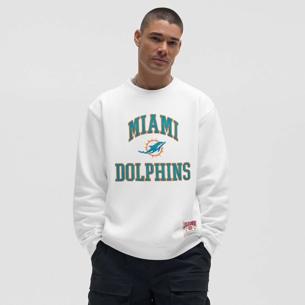 Miami Dolphins lululemon Steady State Sweatshirt - White - NFL