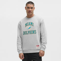 Miami Dolphins lululemon Steady State Sweatshirt - Heathered Silver Drop - NFL