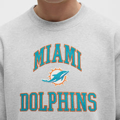 Miami Dolphins lululemon Steady State Sweatshirt - Heathered Silver Drop - NFL
