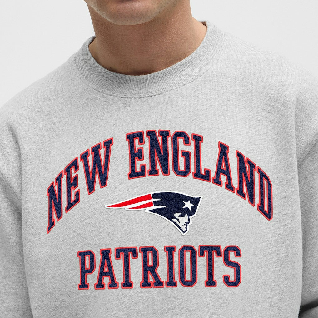 New England Patriots lululemon Steady State Sweatshirt - Heathered Silver Drop - NFL