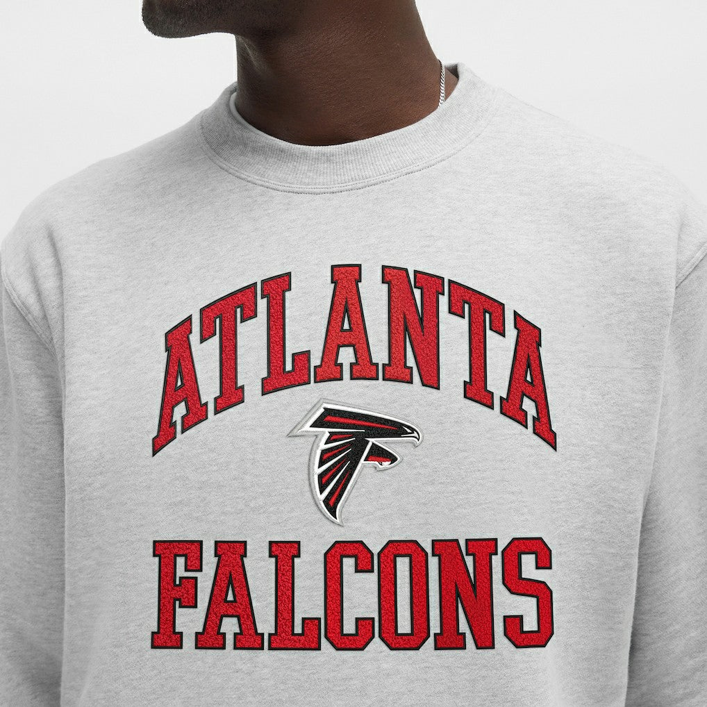 Atlanta Falcons lululemon Steady State Sweatshirt - Heathered Silver Drop - NFL
