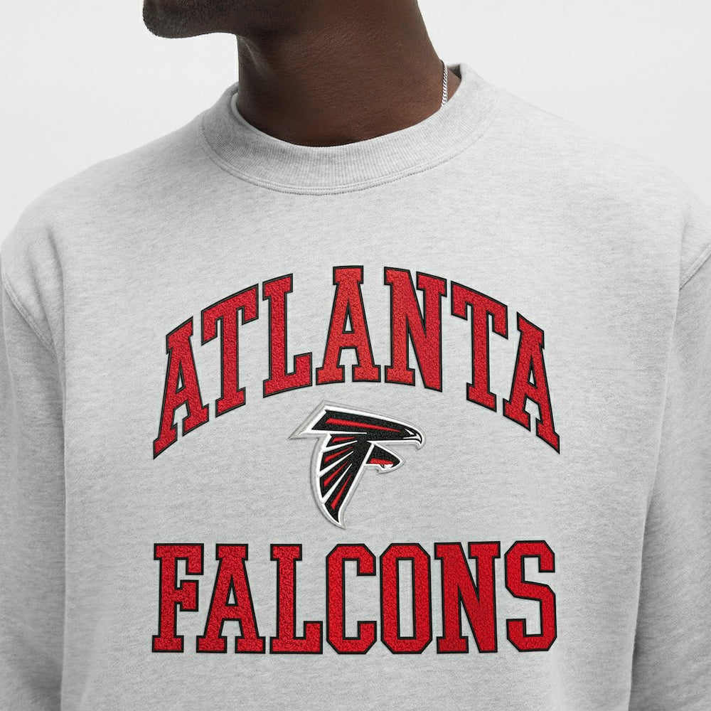 Atlanta Falcons lululemon Steady State Sweatshirt - Heathered Silver Drop - NFL