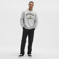 New Orleans Saints lululemon Steady State Sweatshirt - Heathered Silver Drop - NFL