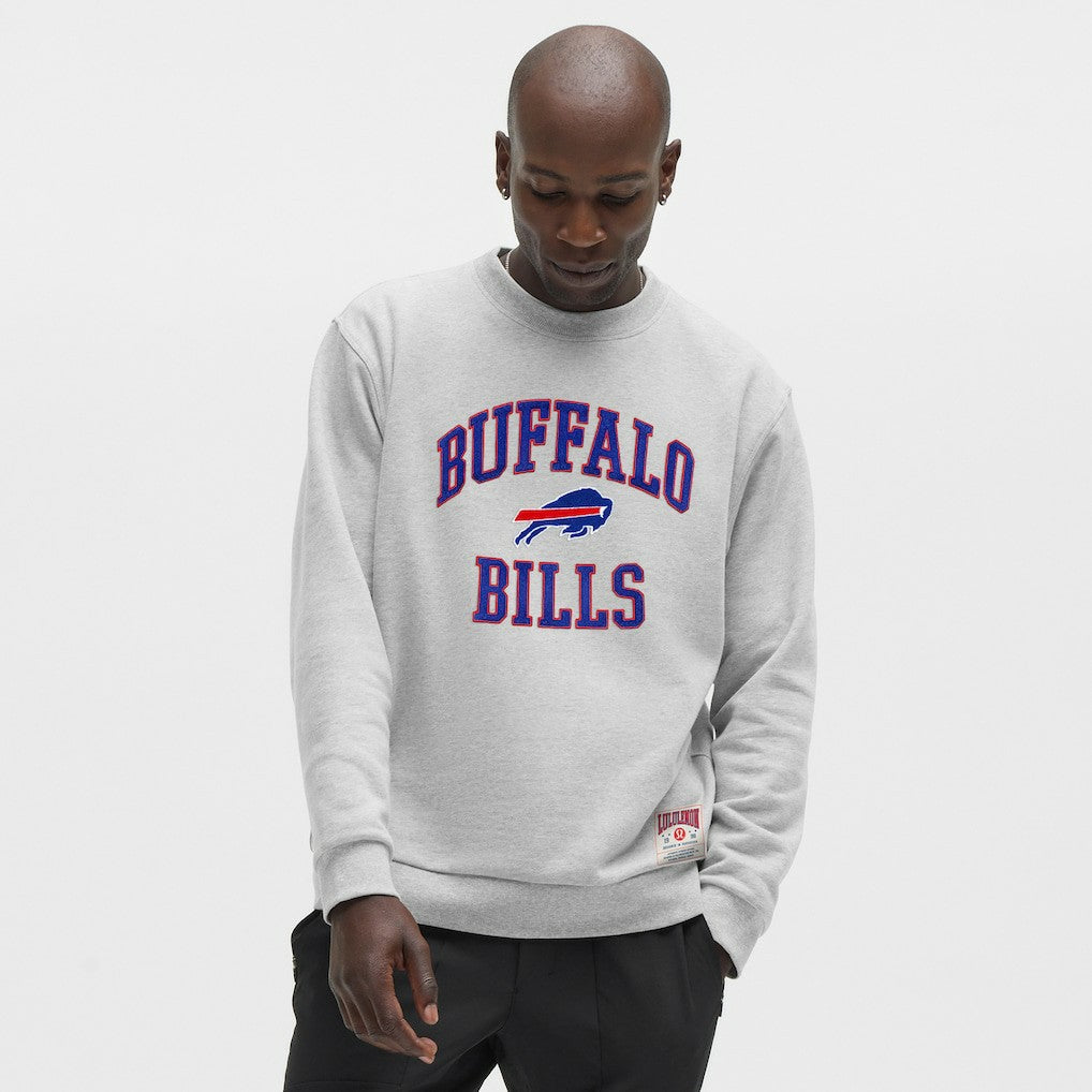 Buffalo Bills lululemon Steady State Sweatshirt - Heathered Silver Drop - NFL