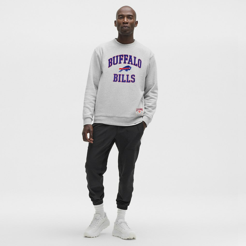 Buffalo Bills lululemon Steady State Sweatshirt - Heathered Silver Drop - NFL
