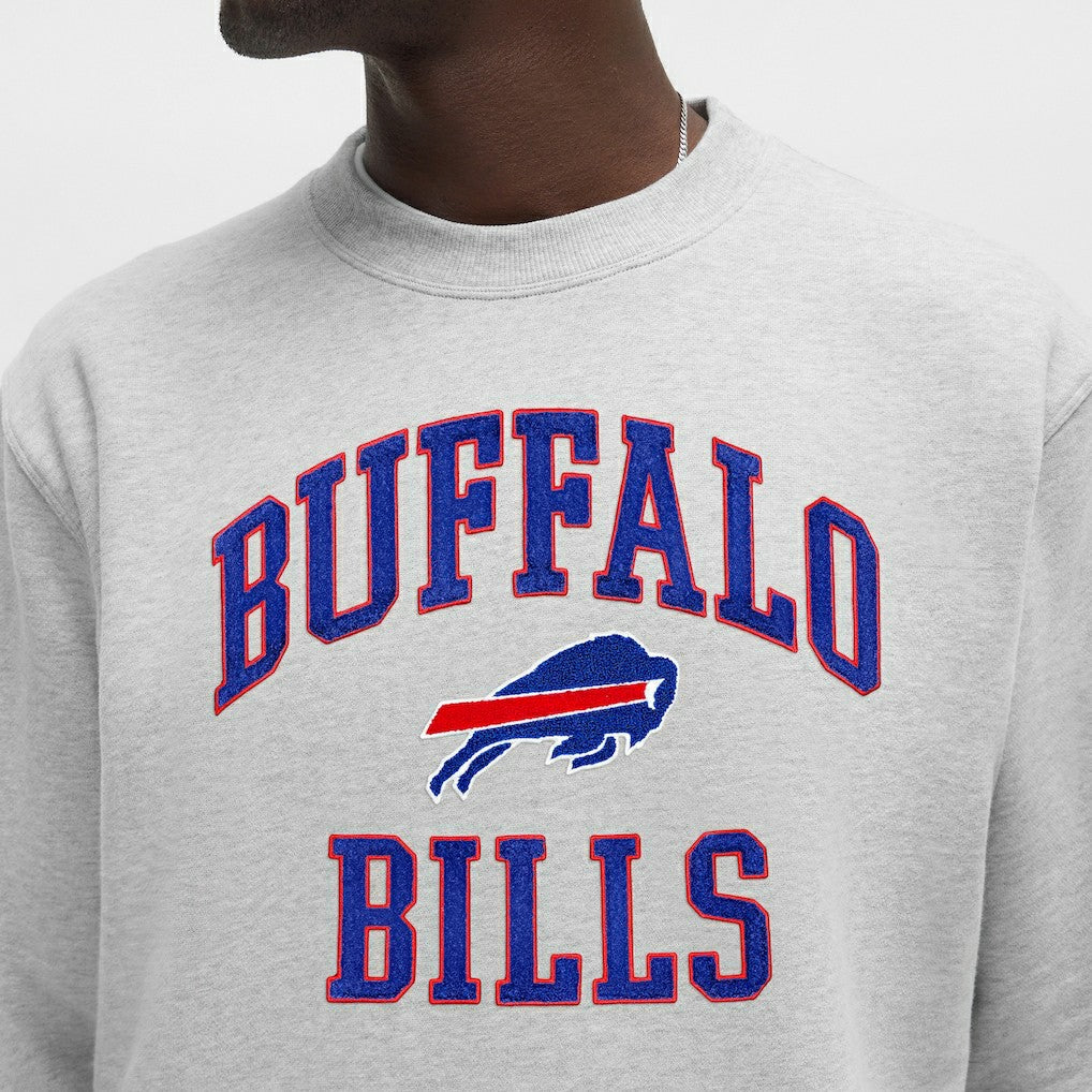 Buffalo Bills lululemon Steady State Sweatshirt - Heathered Silver Drop - NFL