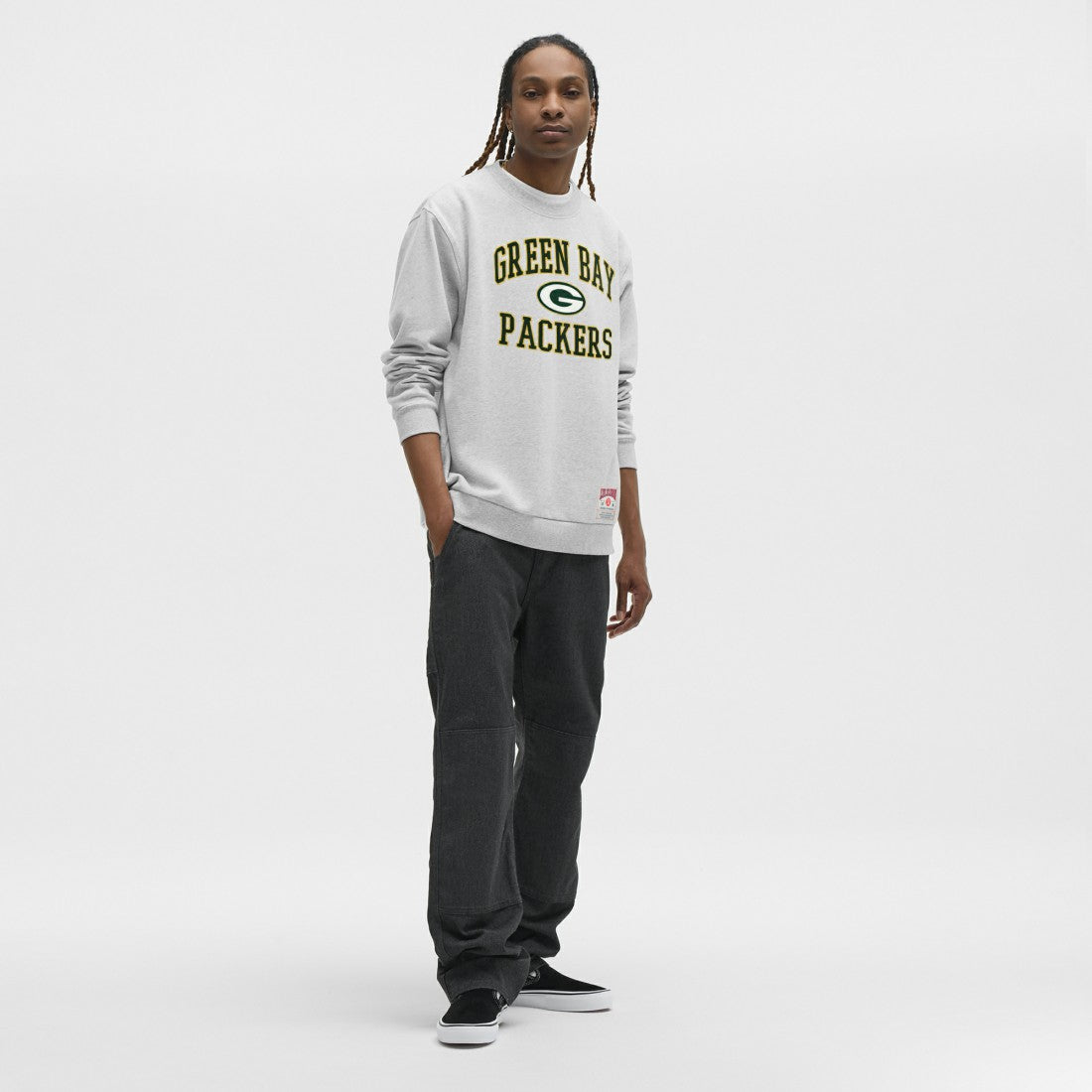 Green Bay Packers lululemon Steady State Sweatshirt - Heathered Silver Drop - NFL