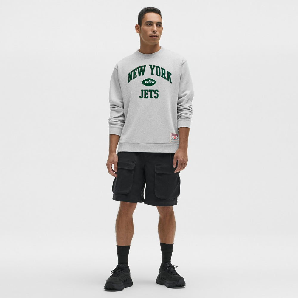 New York Jets lululemon Steady State Sweatshirt - Heathered Silver Drop - NFL