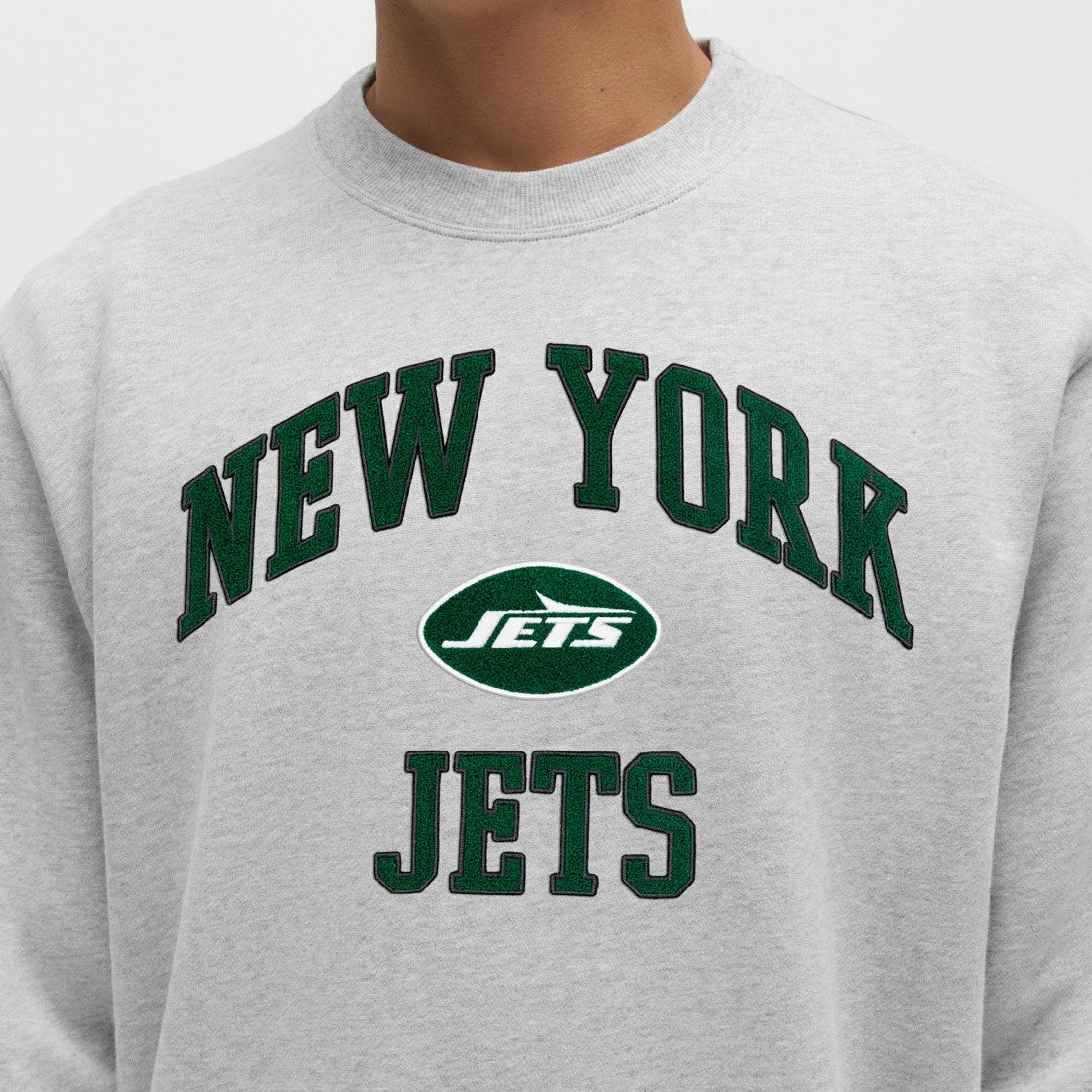 New York Jets lululemon Steady State Sweatshirt - Heathered Silver Drop - NFL