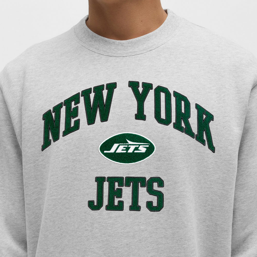 New York Jets lululemon Steady State Sweatshirt - Heathered Silver Drop - NFL
