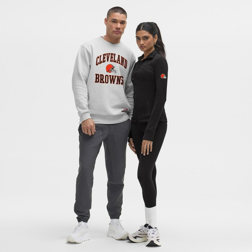 Cleveland Browns lululemon Steady State Sweatshirt - Heathered Silver Drop - NFL