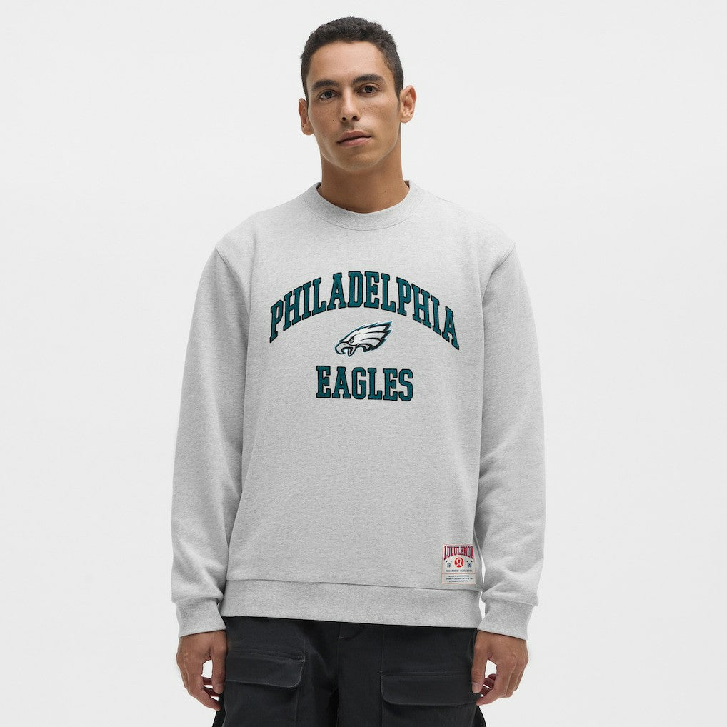 Philadelphia Eagles lululemon Steady State Sweatshirt - Heathered Silver Drop - NFL