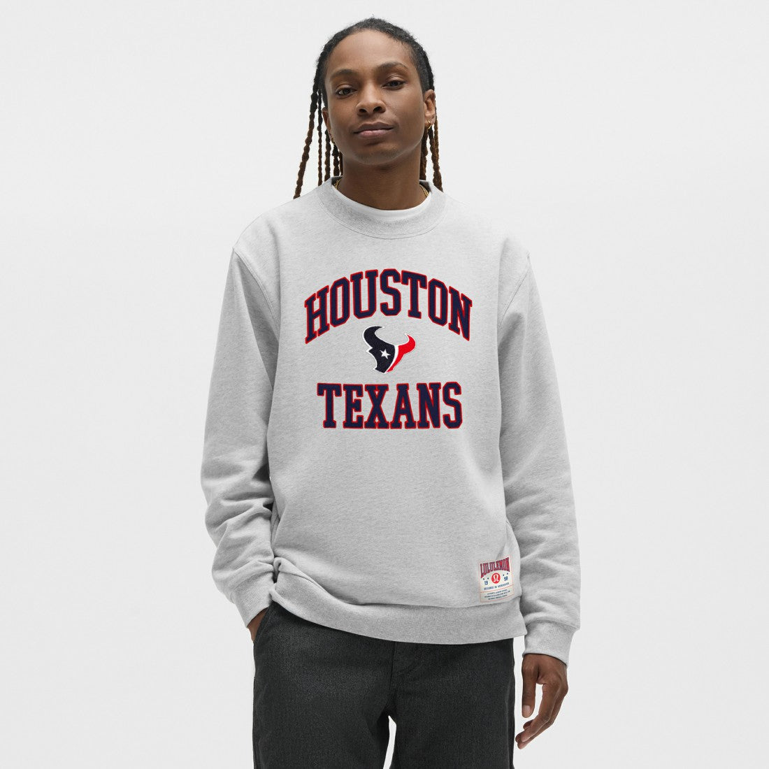 Houston Texans lululemon Steady State Sweatshirt - Heathered Silver Drop - NFL