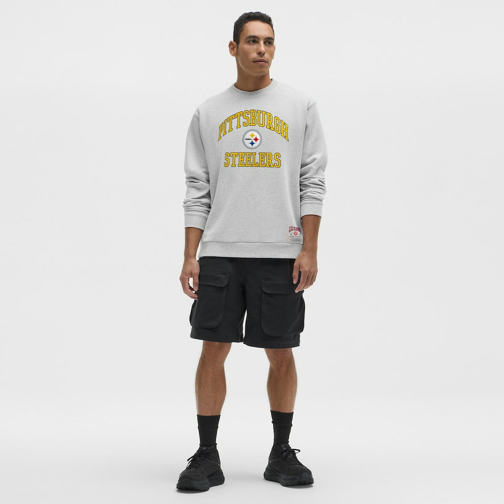 Pittsburgh Steelers lululemon Steady State Sweatshirt - Heathered Silver Drop - NFL
