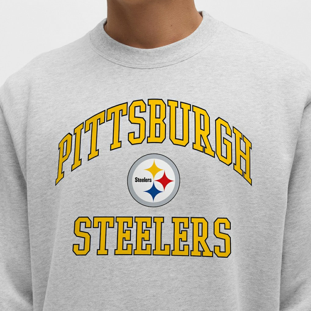 Pittsburgh Steelers lululemon Steady State Sweatshirt - Heathered Silver Drop - NFL