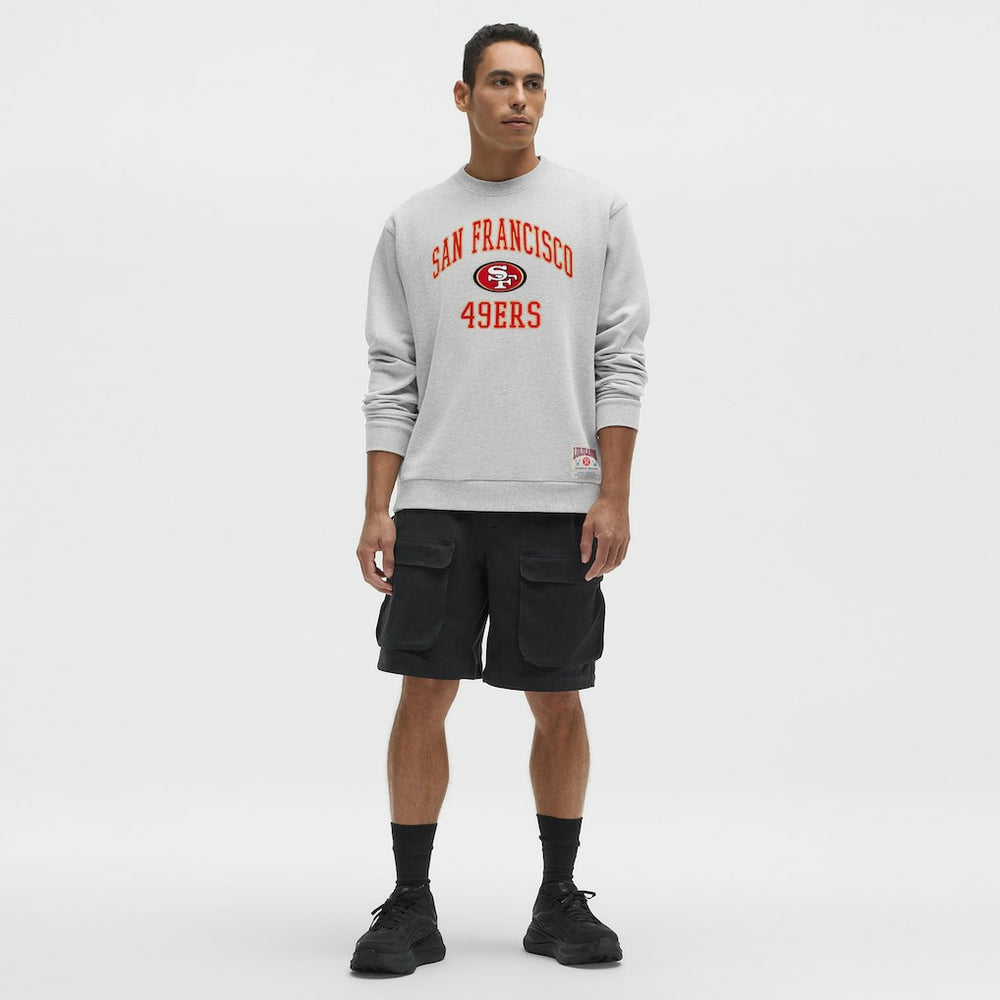 San Francisco 49ers lululemon Steady State Sweatshirt - Heathered Silver Drop - NFL