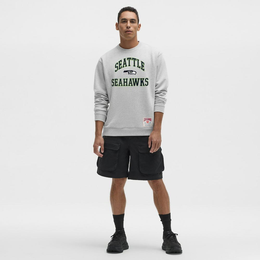 Seattle Seahawks lululemon Steady State Sweatshirt - Heathered Silver Drop - NFL
