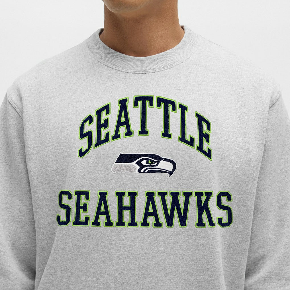 Seattle Seahawks lululemon Steady State Sweatshirt - Heathered Silver Drop - NFL