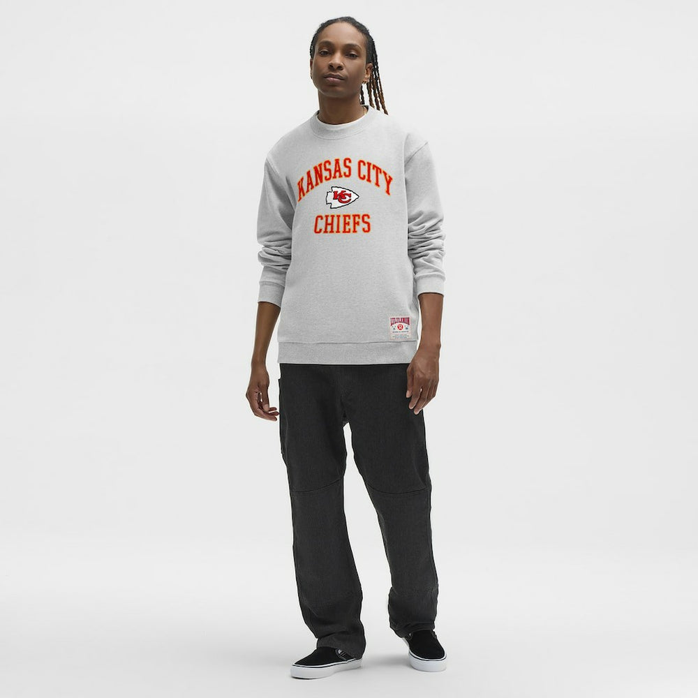 Kansas City Chiefs lululemon Steady State Sweatshirt - Heathered Silver Drop - NFL
