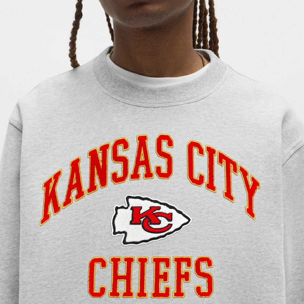 Kansas City Chiefs lululemon Steady State Sweatshirt - Heathered Silver Drop - NFL
