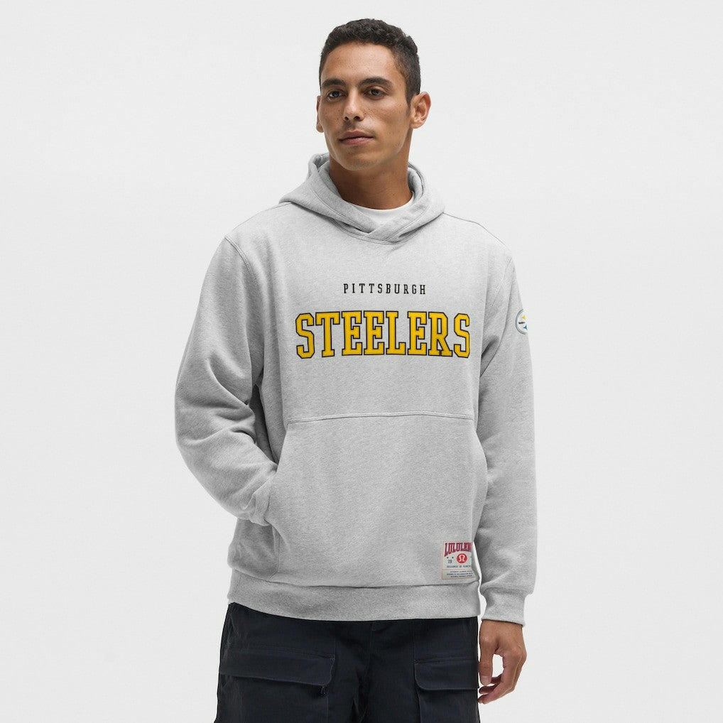 Pittsburgh Steelers lululemon Steady State Pullover Hoodie - Heathered Silver Drop - NFL