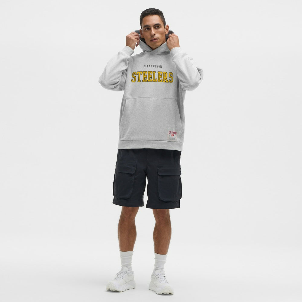Pittsburgh Steelers lululemon Steady State Pullover Hoodie - Heathered Silver Drop - NFL