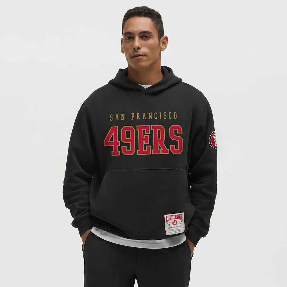 San Francisco 49ers lululemon Steady State Pullover Hoodie - Black - NFL