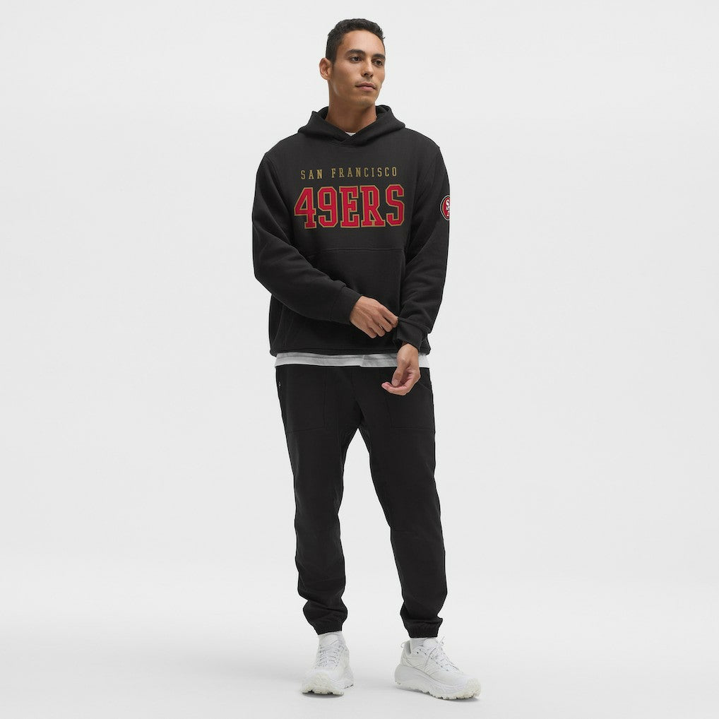 San Francisco 49ers lululemon Steady State Pullover Hoodie - Black - NFL